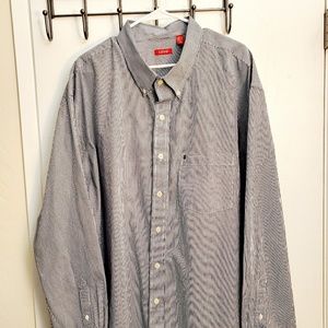 IZOD. Long sleeve button up shirt 3XL-TALL